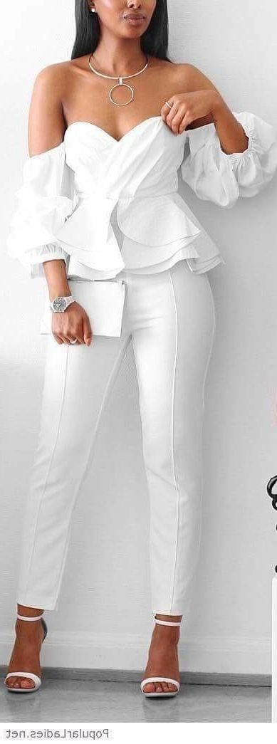 white party pants outfit