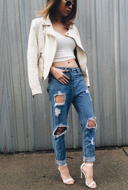 How To Style Ripped Jeans: Best Street Style Looks 2023