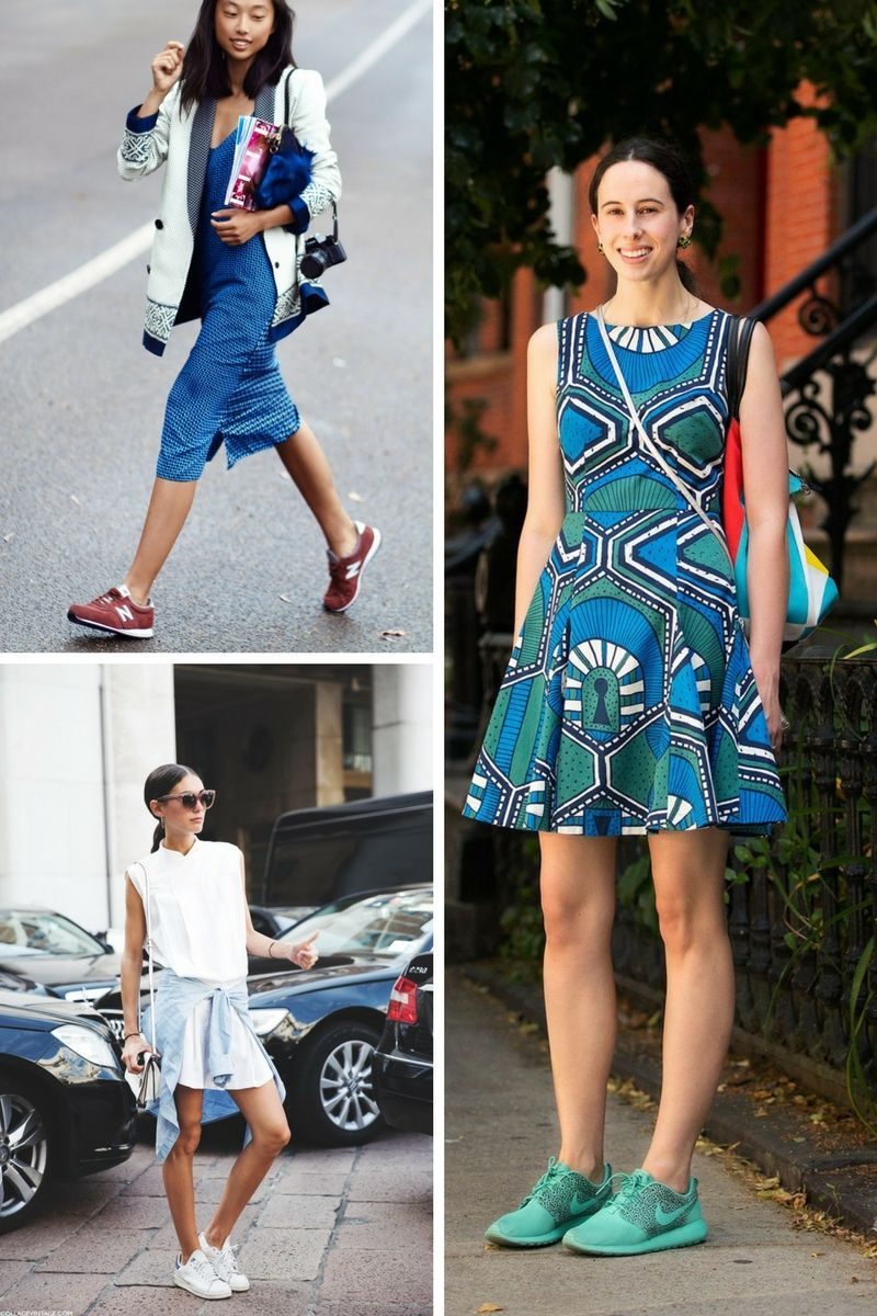 Complete Guide How To Wear Dresses With Sneakers 2022