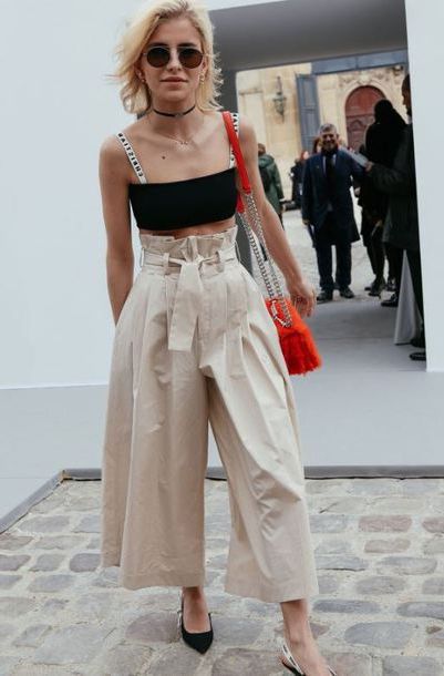 short girl wide leg pants