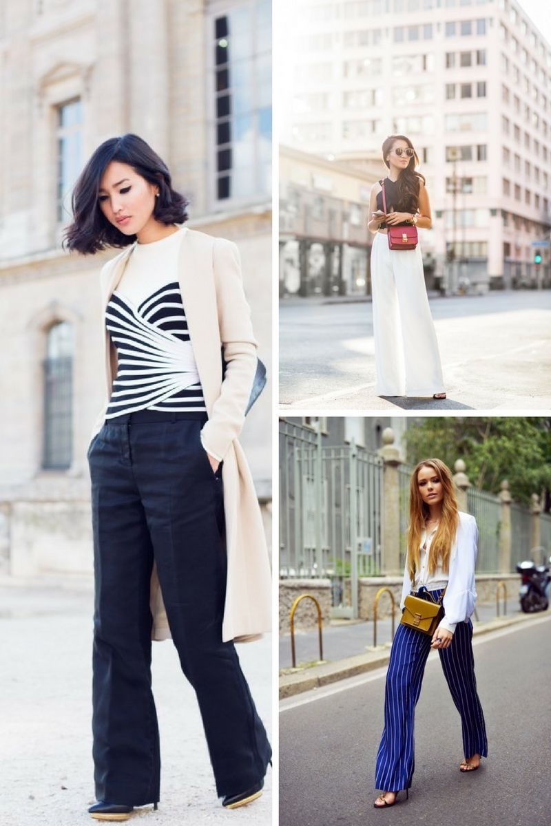 shoes to wear with wide leg trousers