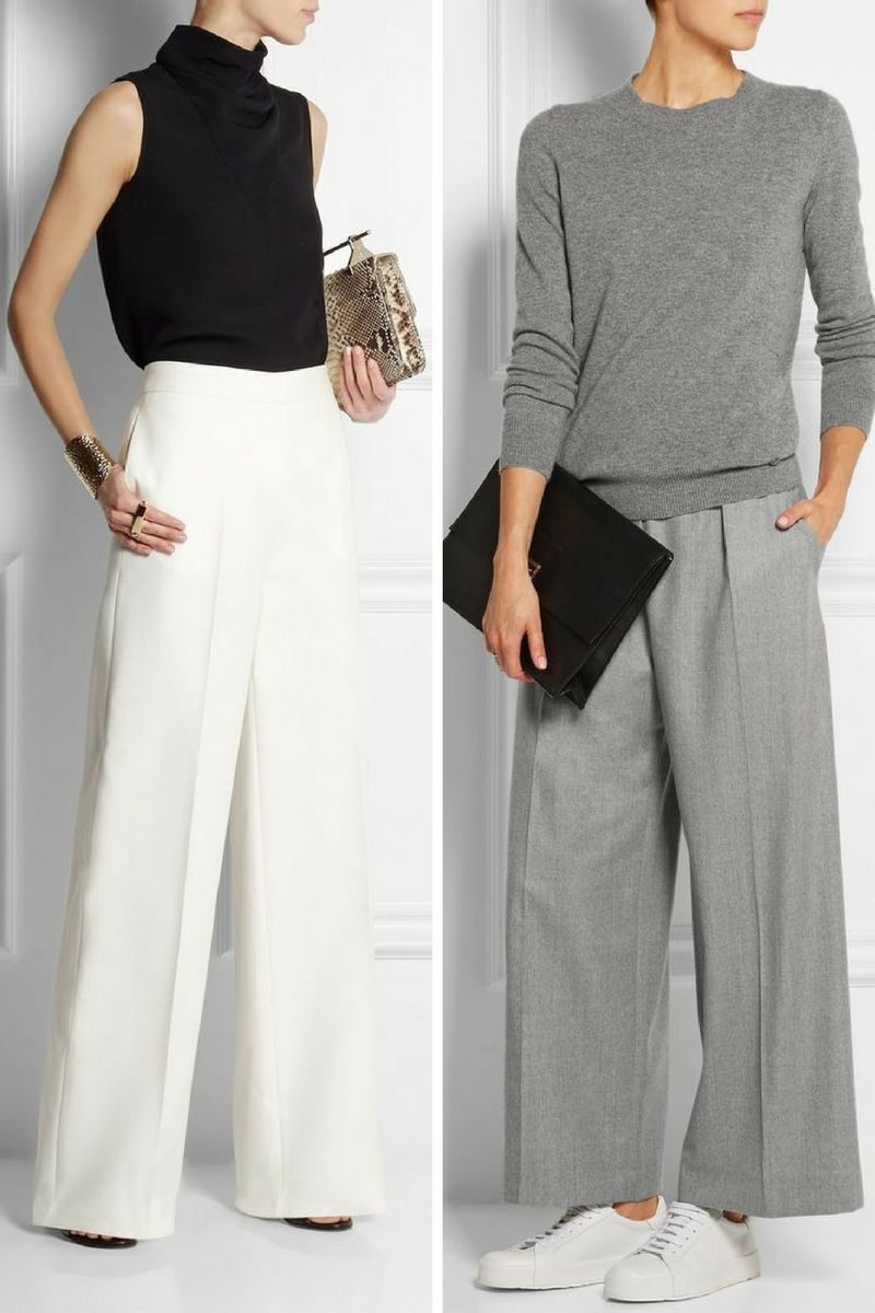 long wide leg trousers womens