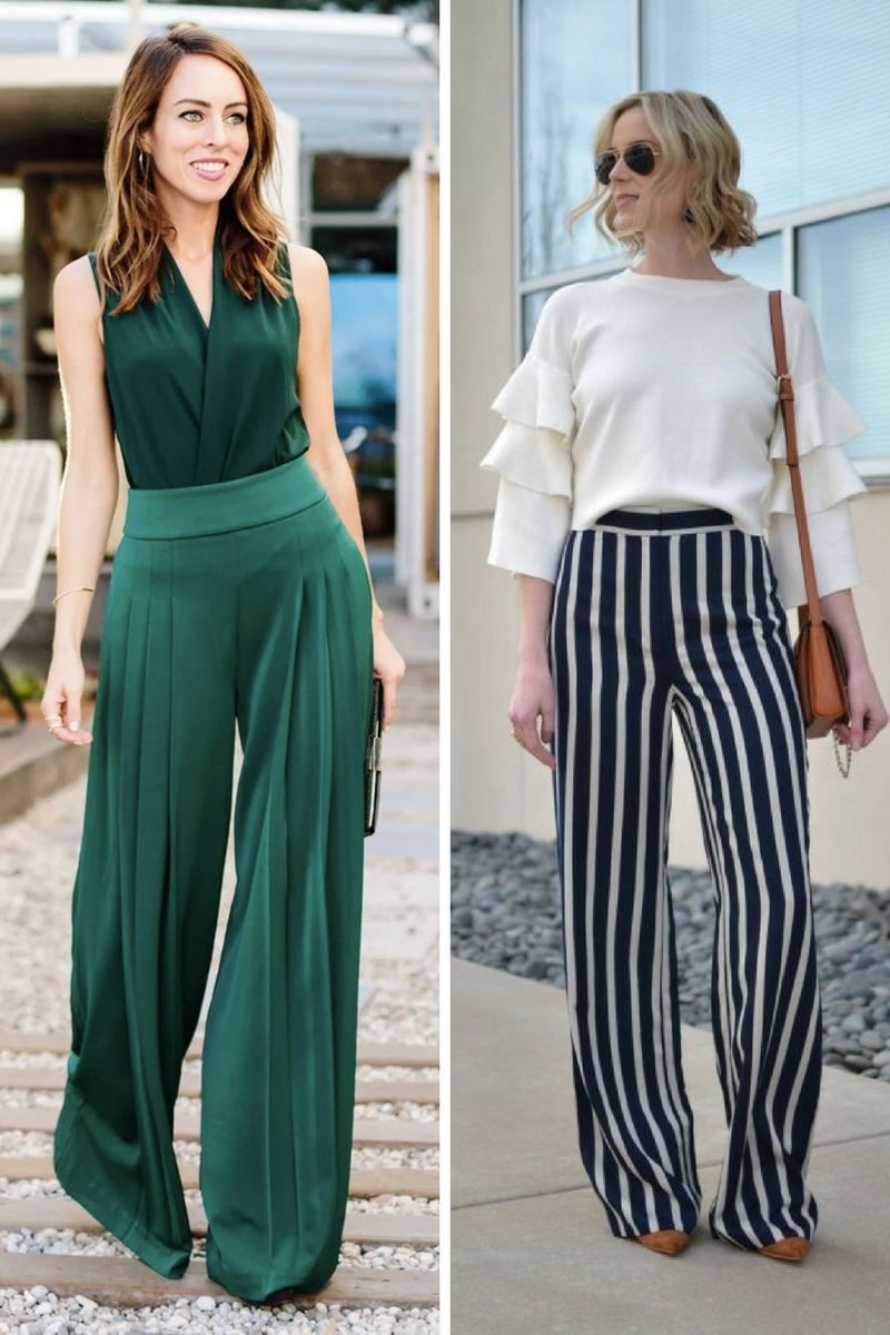 wide leg trousers for larger ladies