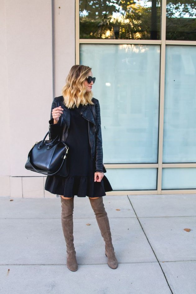 3 SUPER FLATTERING OVER THE KNEE BOOT OUTFITS — Me and Mr. Jones