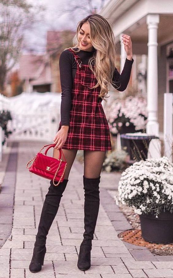 dresses to wear with knee boots