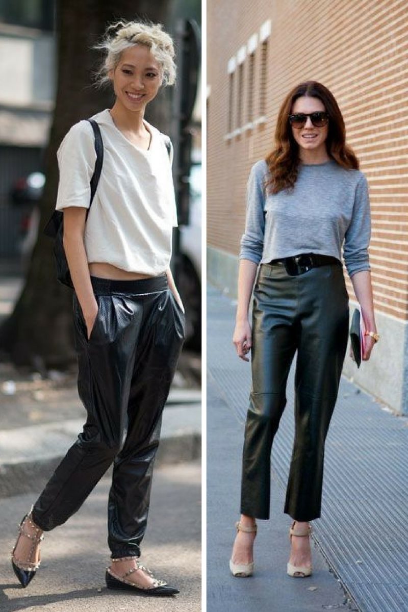 How To Style Black Leather Pants For Women 2023