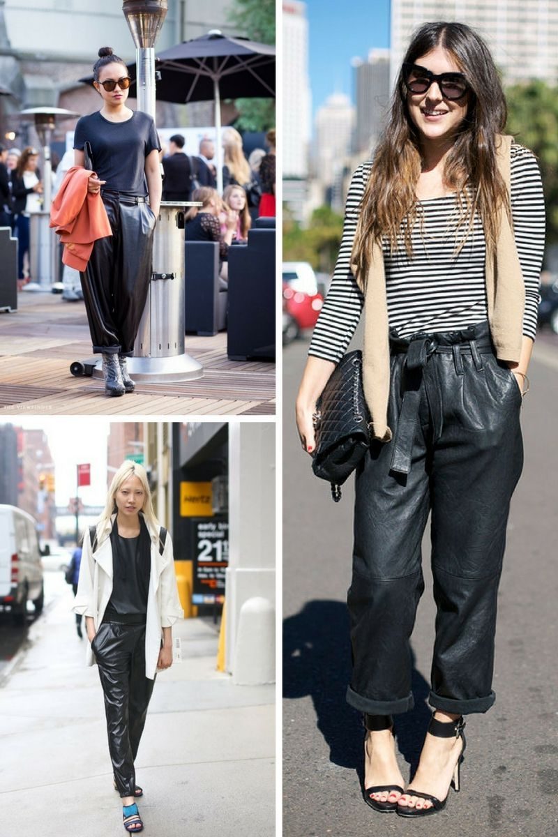 How To Style Black Leather Pants For Women 2023
