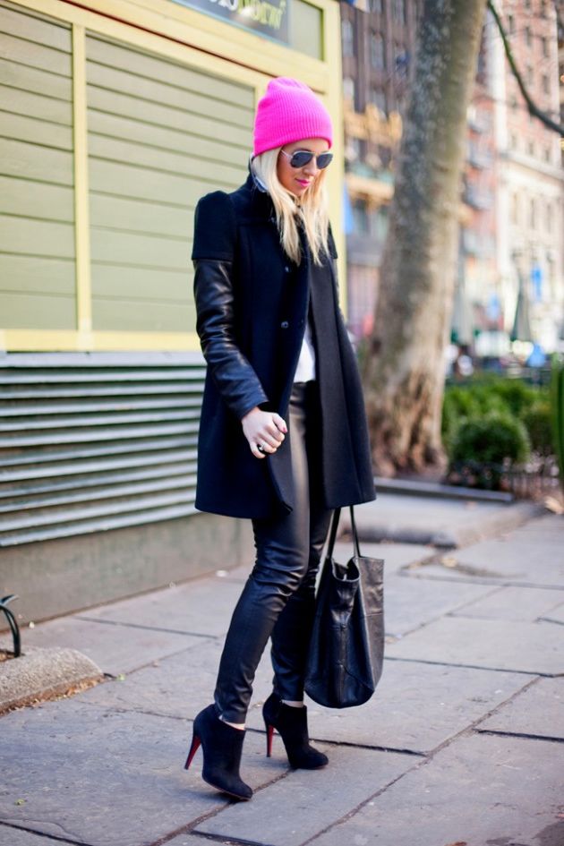 Black Leather Pants To Wear This Fall 2019 - LadyFashioniser.com