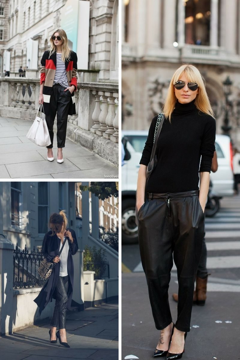 How To Style Black Leather Pants For Women 2023