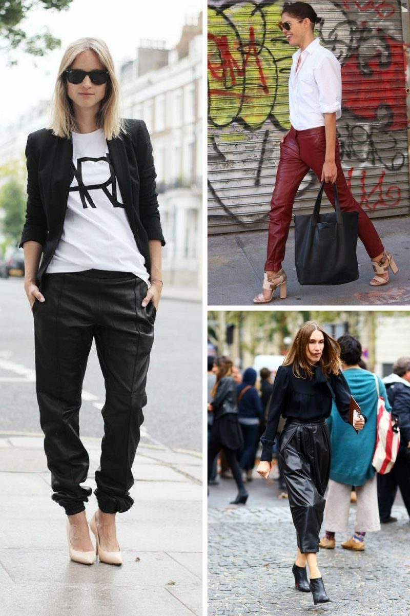 How To Style Black Leather Pants For Women 2023