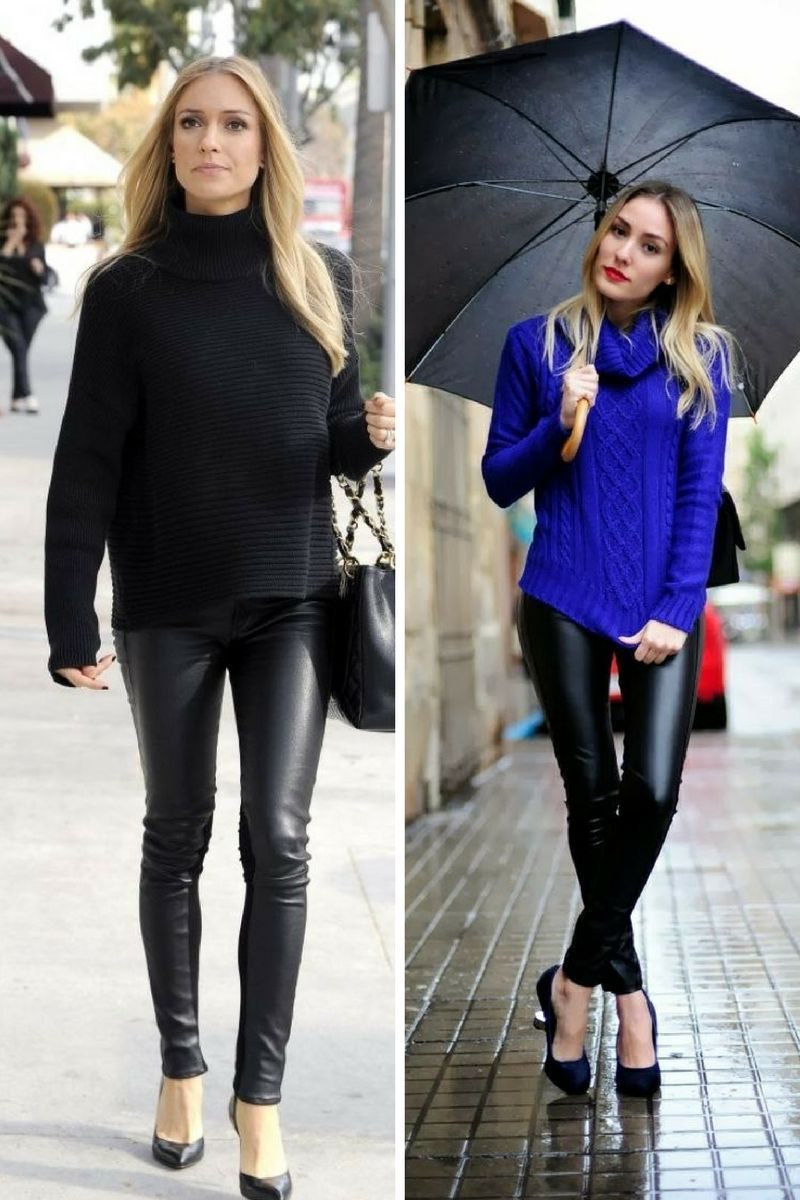 Black Leather Pants To Wear This Fall 2019 - LadyFashioniser.com