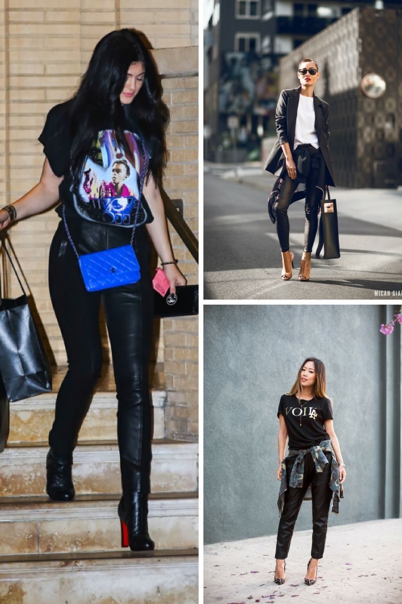 How To Style Black Leather Pants For Women 2023