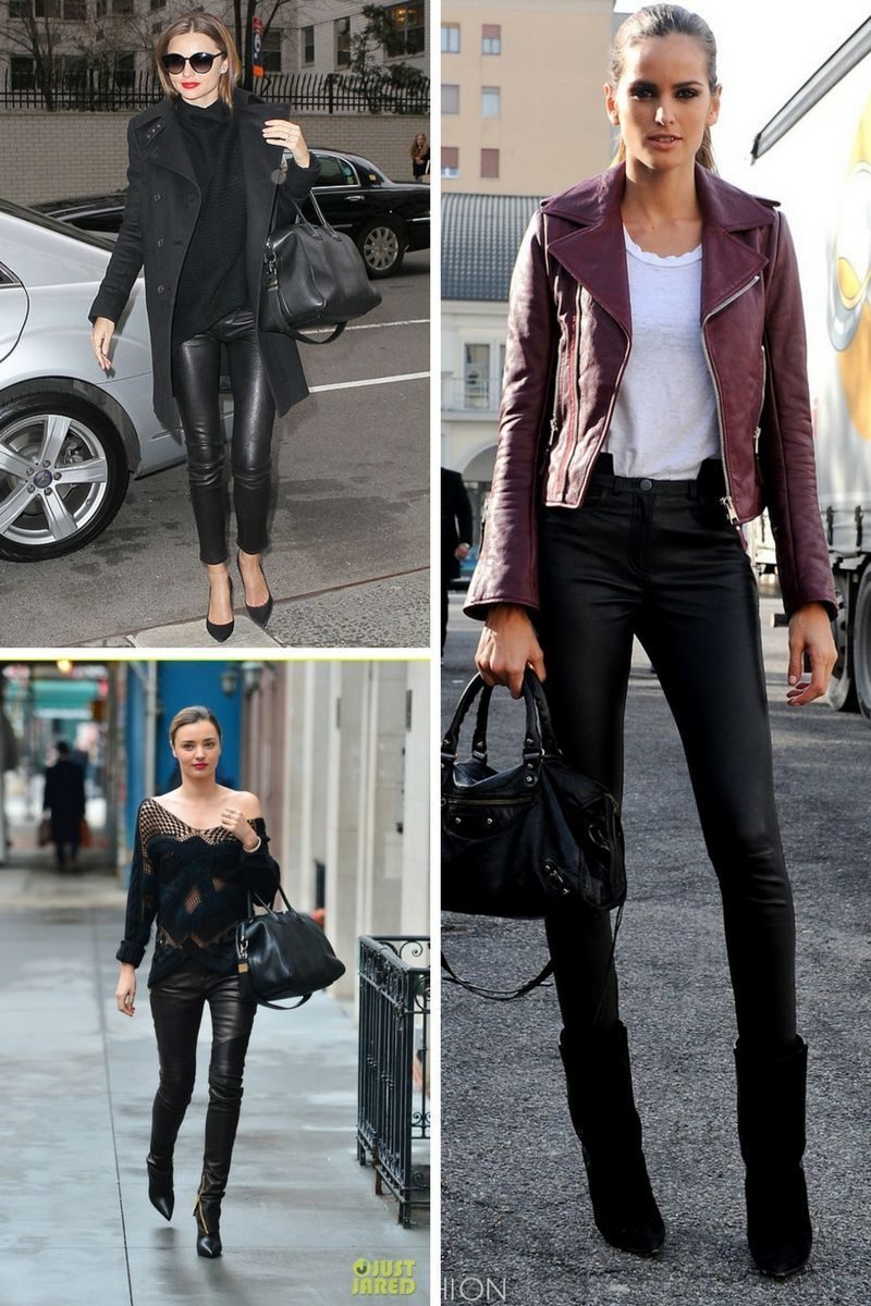 How To Style Black Leather Pants For Women 2023