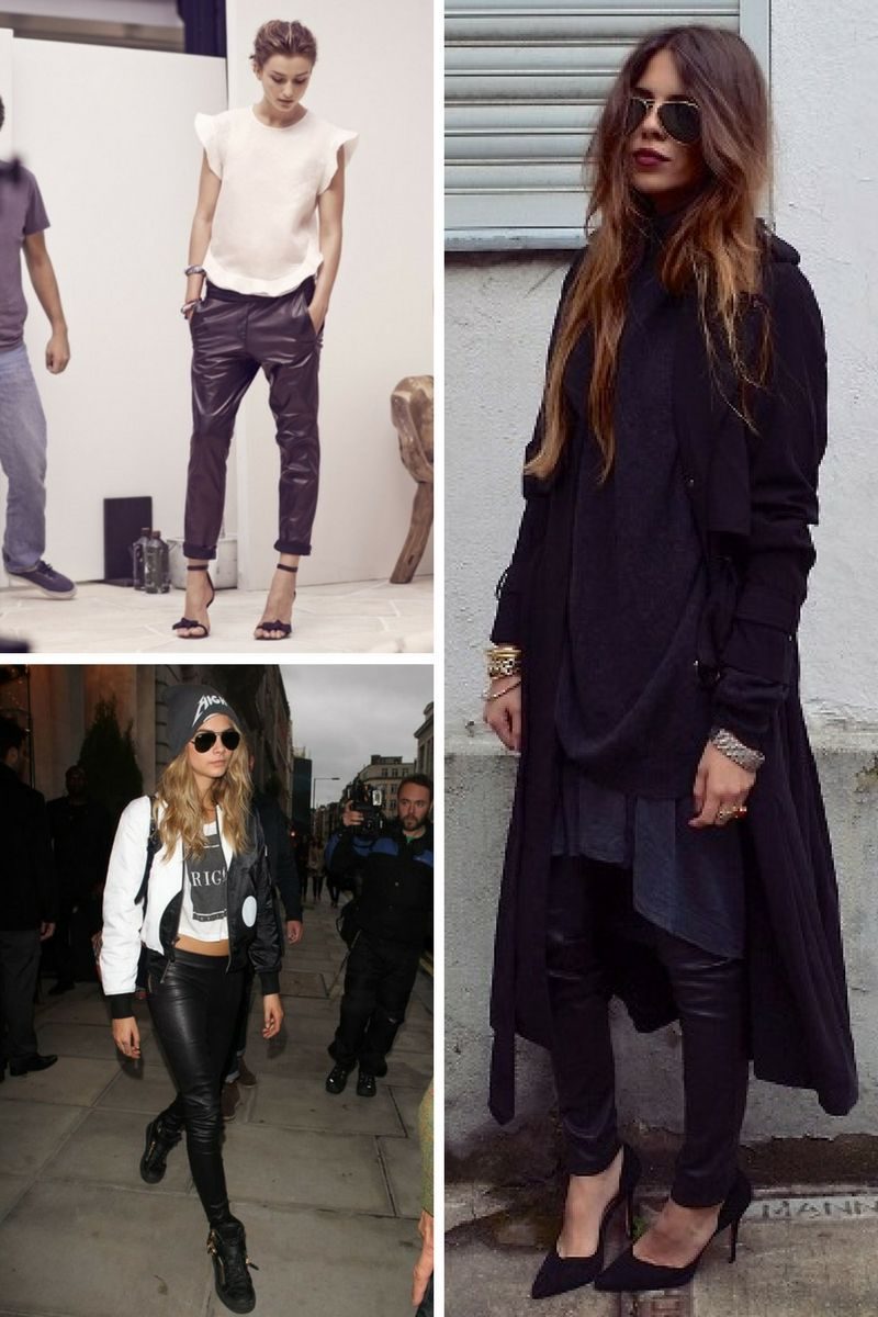 How To Style Black Leather Pants For Women 2023