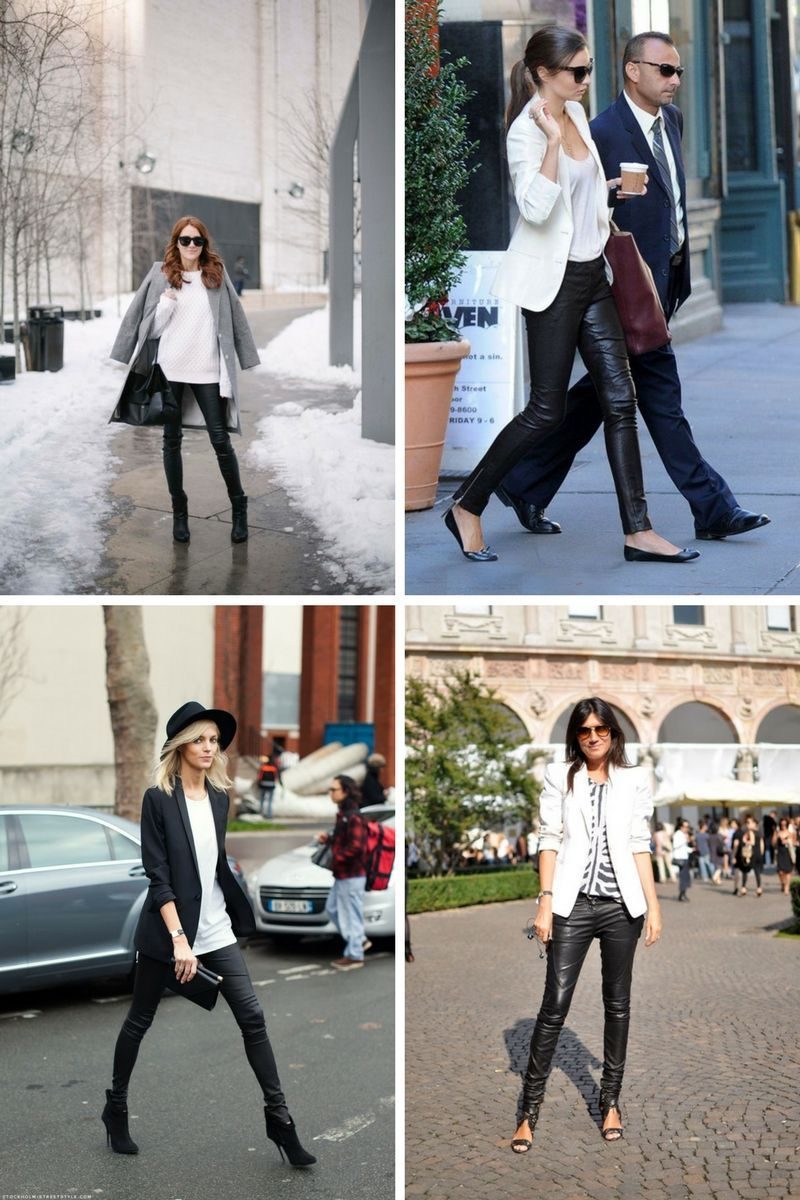 How To Style Black Leather Pants For Women 2023