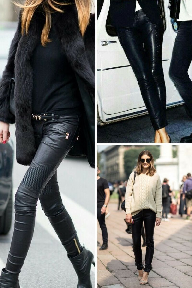 How To Style Black Leather Pants For Women 2023