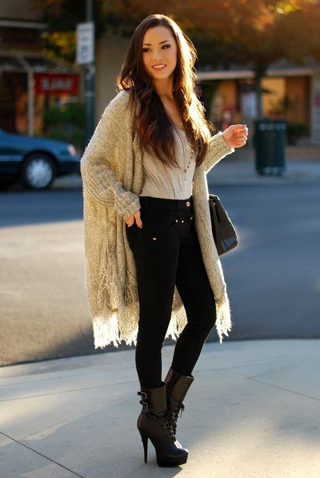 23 Ways How To Wear Oversized Cardigans And Still Look Amazing 2022