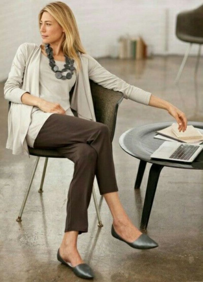 business casual for older women