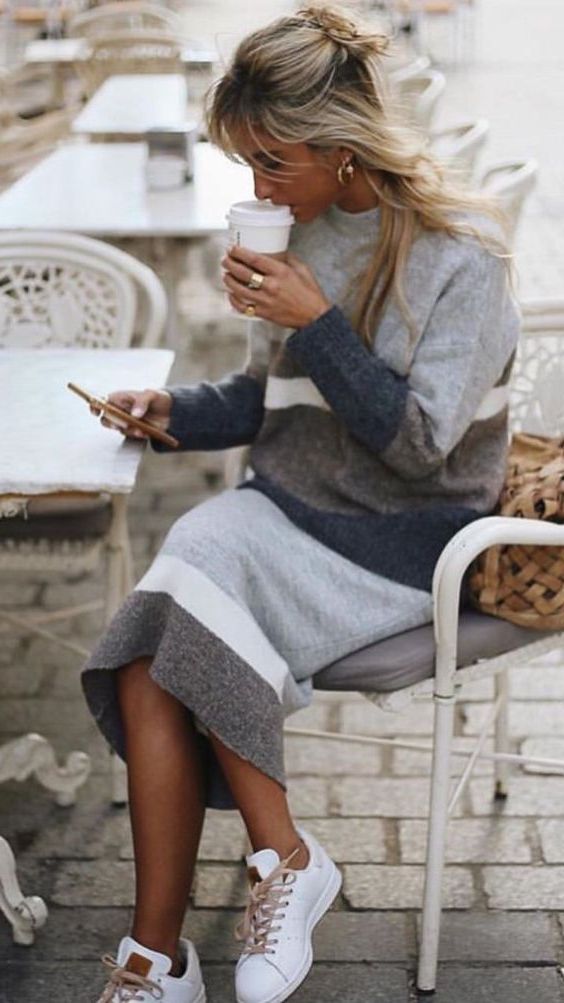 34 Sweater Dress Outfit Ideas That Are Still Trendy 2023