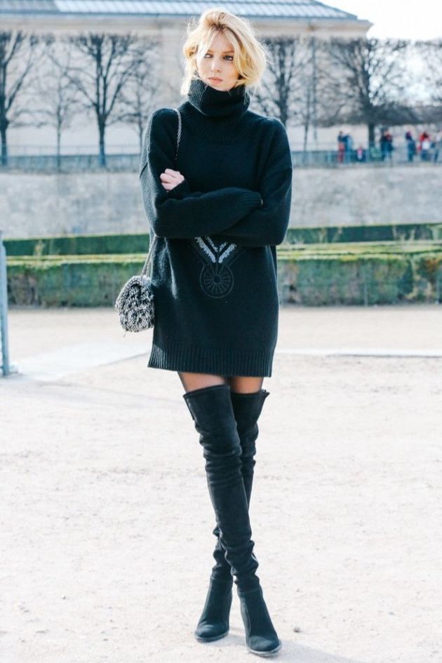 34 Sweater Dress Outfit Ideas That Are Still Trendy 2023