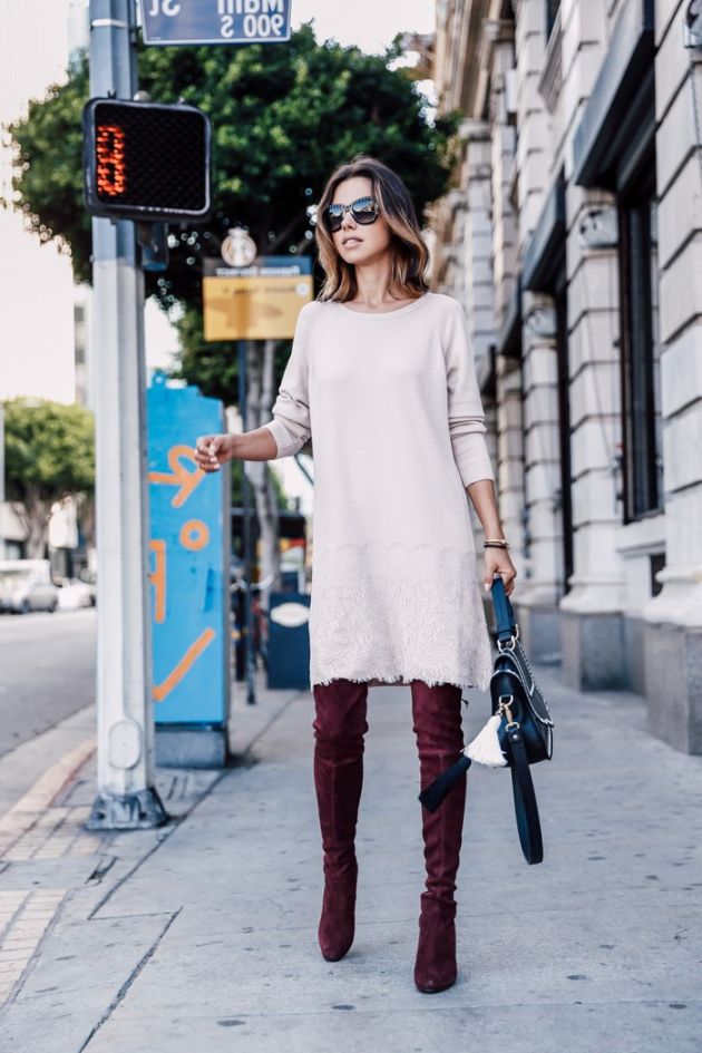 34 Sweater Dress Outfit Ideas That Are Still Trendy 2023