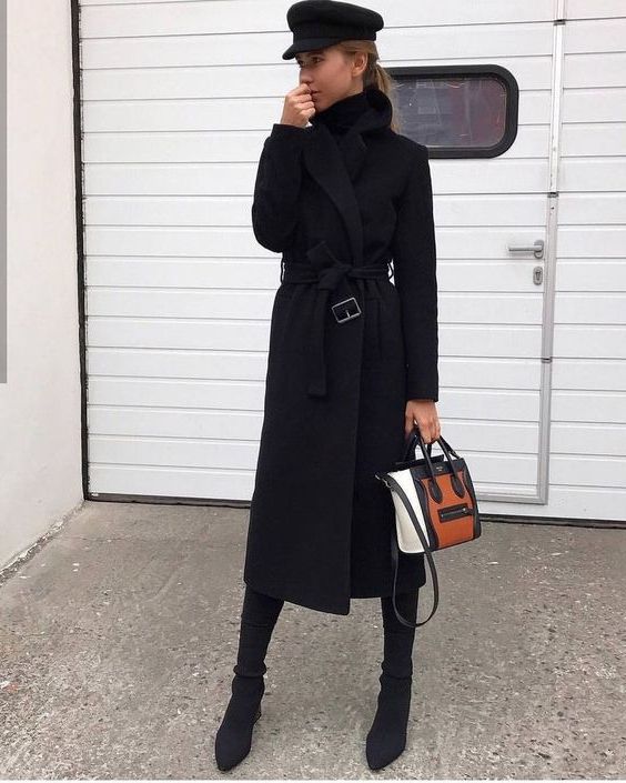 WOMEN FASHION Coats Casual NoName Long coat discount 55% Black L 