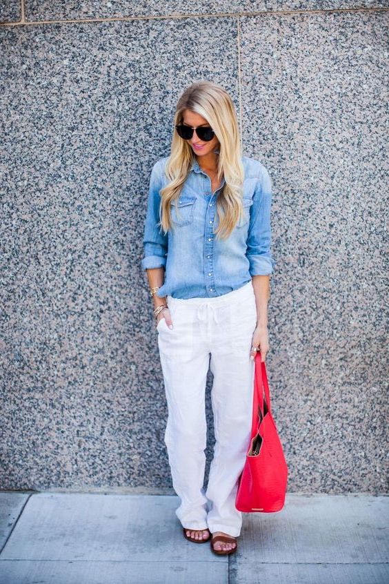 White Pants For Women Best Summer Looks 2023