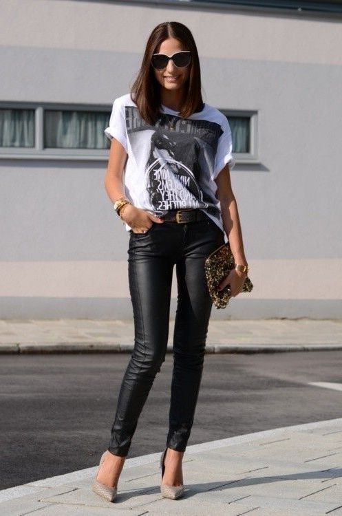 best black leather pants