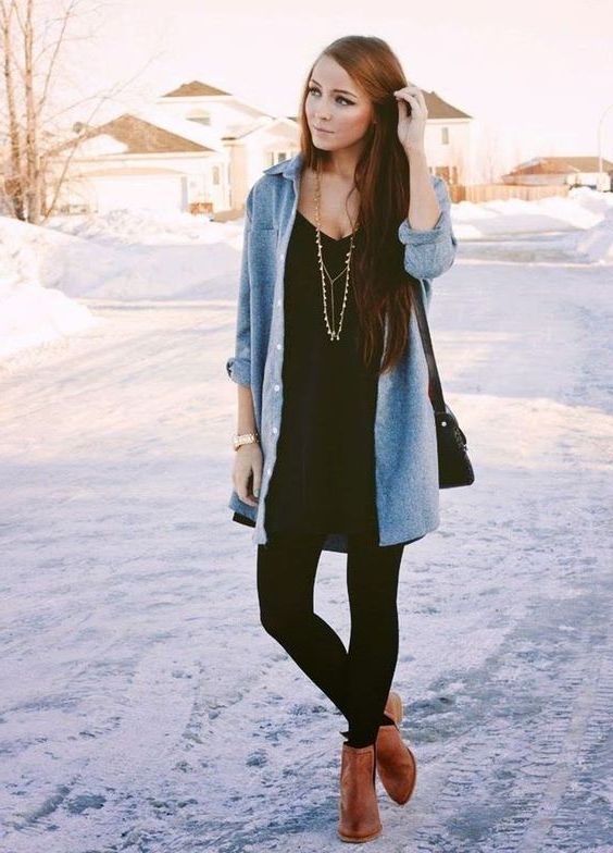 casual outfits with black boots