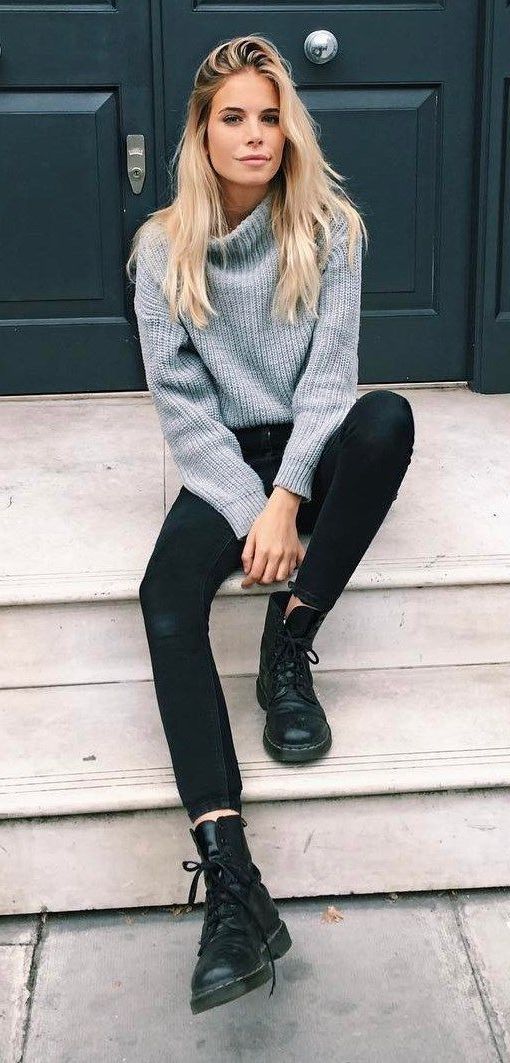 How To Wear Black Skinny Jeans For Fall 2023