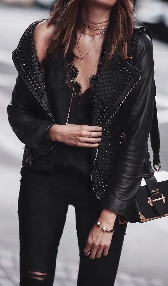 Black Leather Jackets For Women That Look Insanely Hot 2022