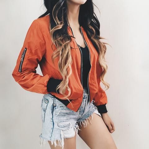 bomber jacket short