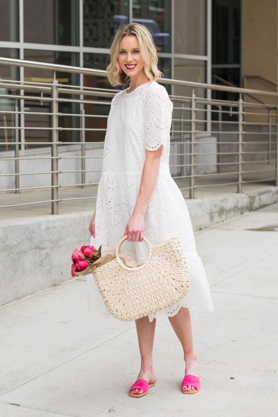 How To Wear White Dresses: 