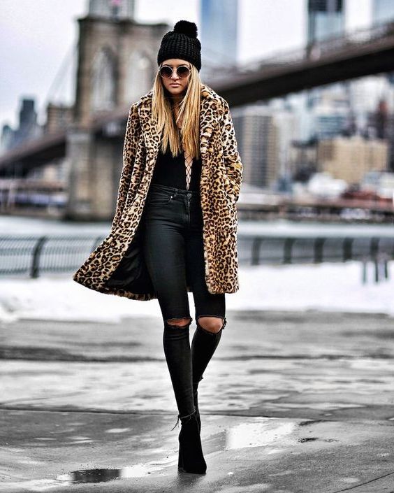 Leopard Coats For Ladies: Wild Outerwear For Winter 2023