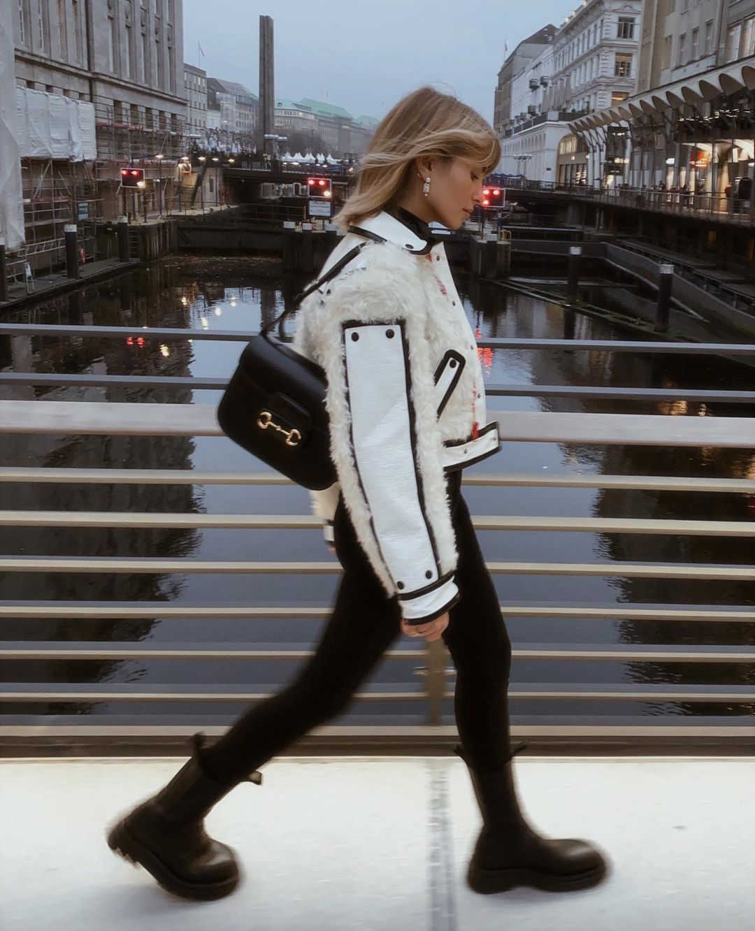 white leather jacket outfit ideas