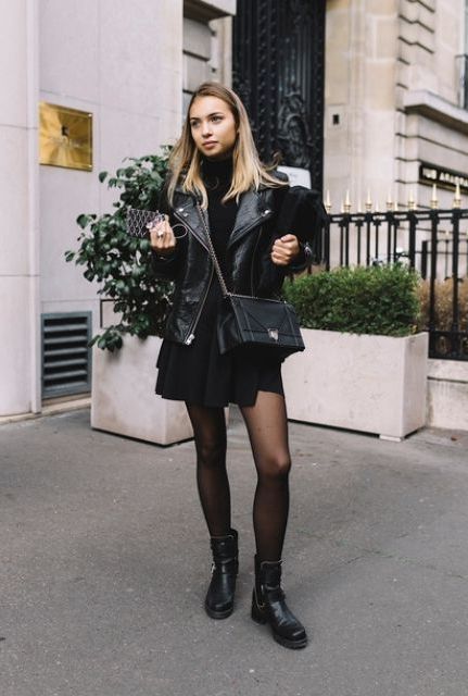 10 Powerful Looks With Biker Boots 2021 