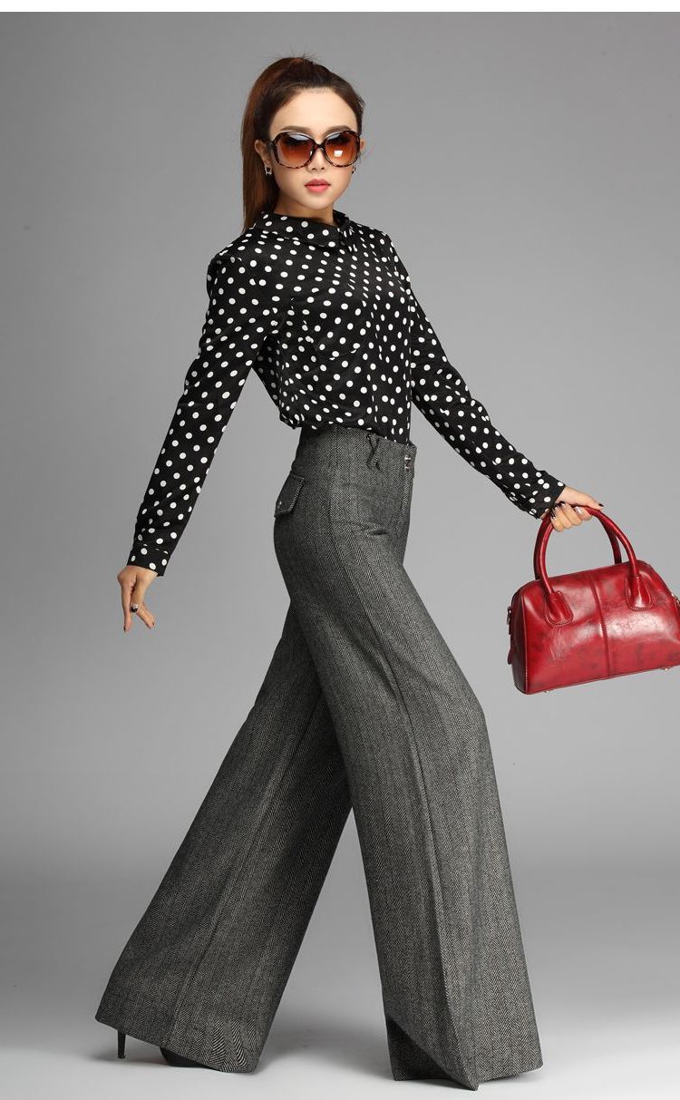 21 Amazing Outfits With Wide Leg Pants For Women 2023