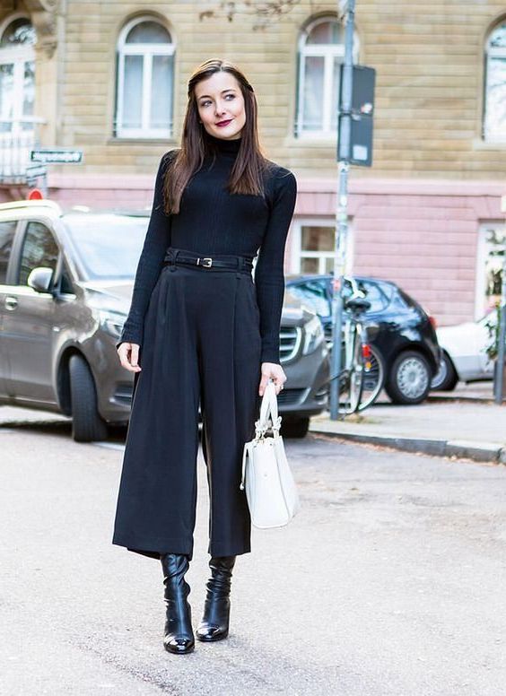 21 Amazing Outfits With Wide Leg Pants 