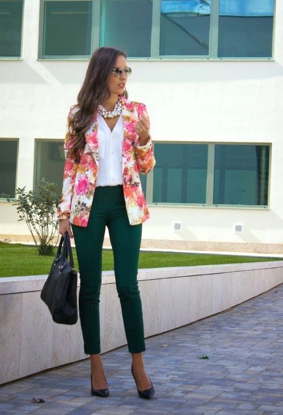 floral summer jacket