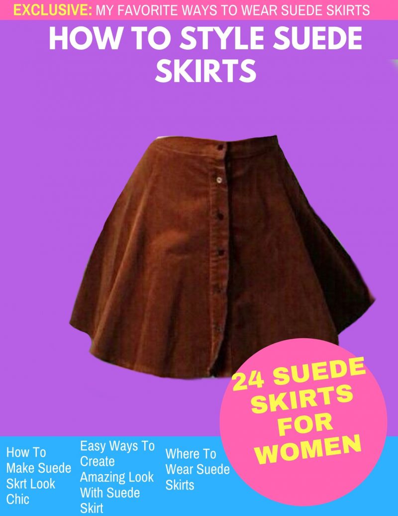 24 Suede Skirt Looks For Women 2023