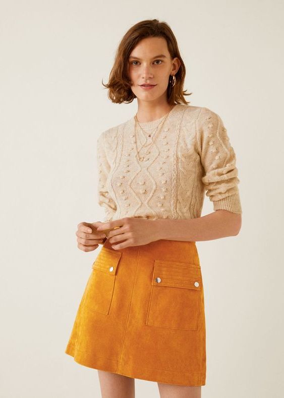 24 Suede Skirt Looks For Women 2023