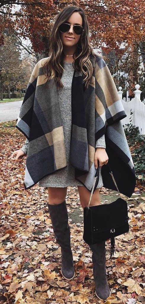 Complete Guide: How To Wear A Poncho (40+ Outfit Ideas) 2022
