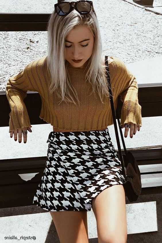 33 New Ways How To Wear Houndstooth Print For Women 2022