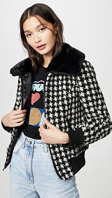 33 New Ways How To Wear Houndstooth Print For Women 2022