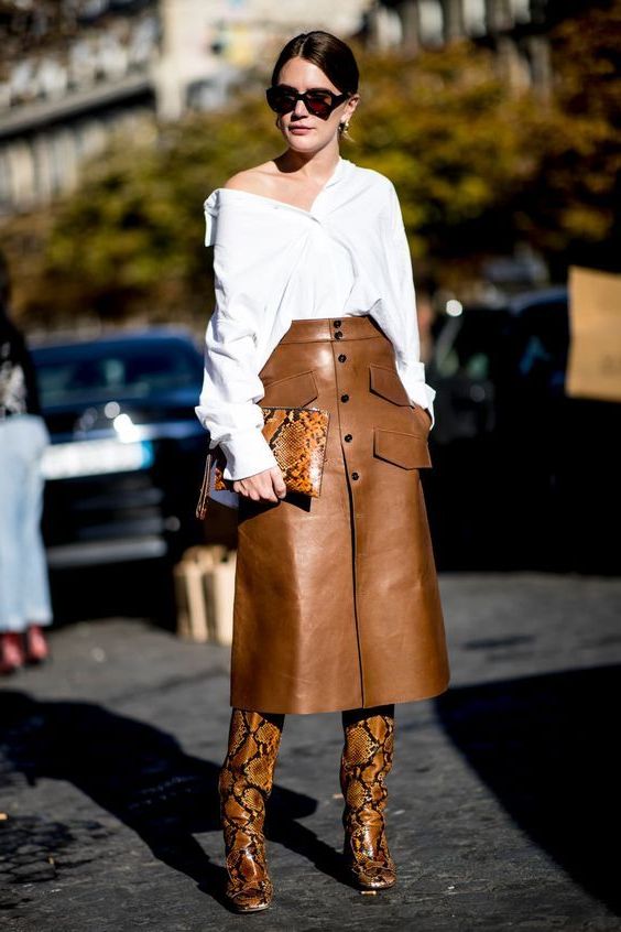 What Leather Skirts Are In Trend Right Now 2023