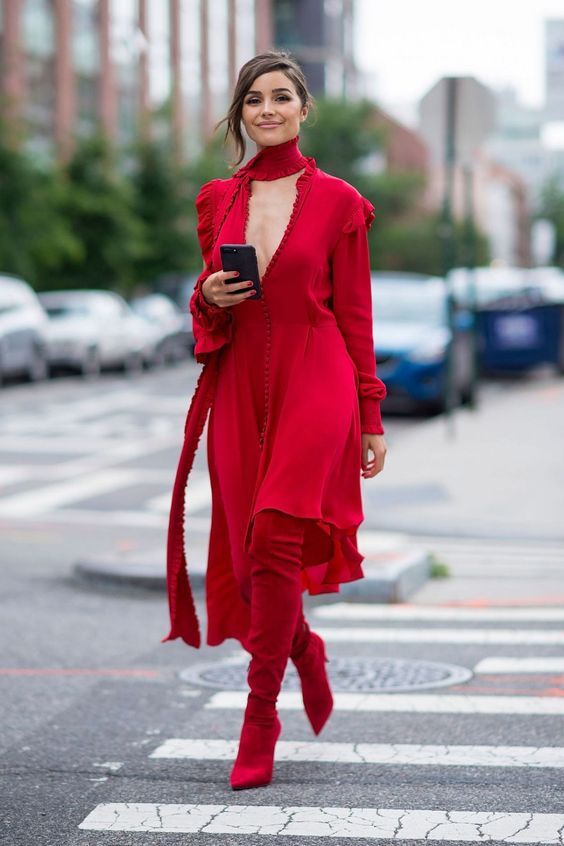 New And Powerful Red Outfit Ideas For Women 2023