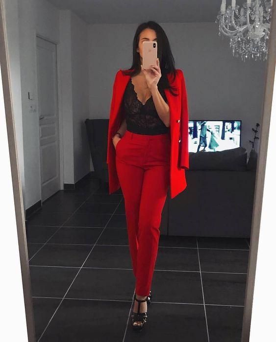 New And Powerful Red Outfit Ideas For Women 2023