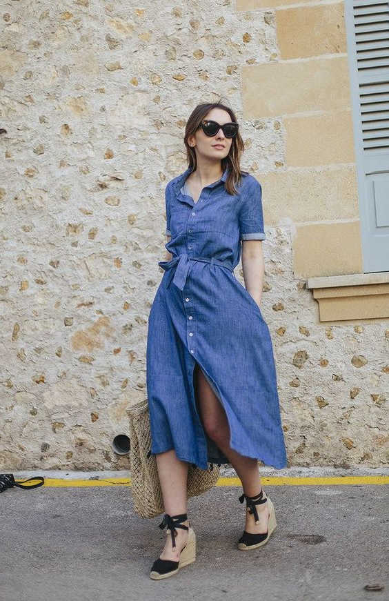 31 Stunning Denim Dresses You Should Try This Year 2022