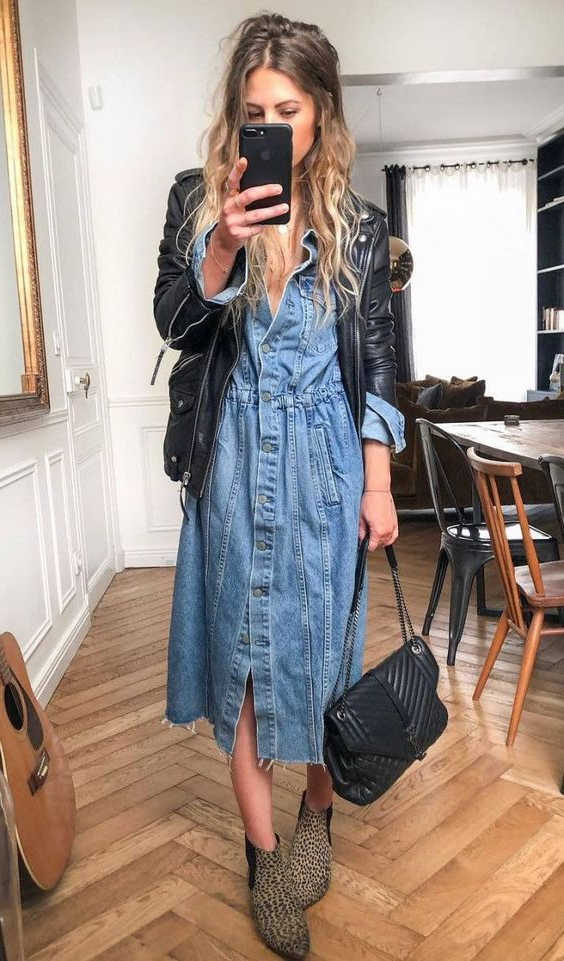 31 Stunning Denim Dresses You Should Try This Year 2023