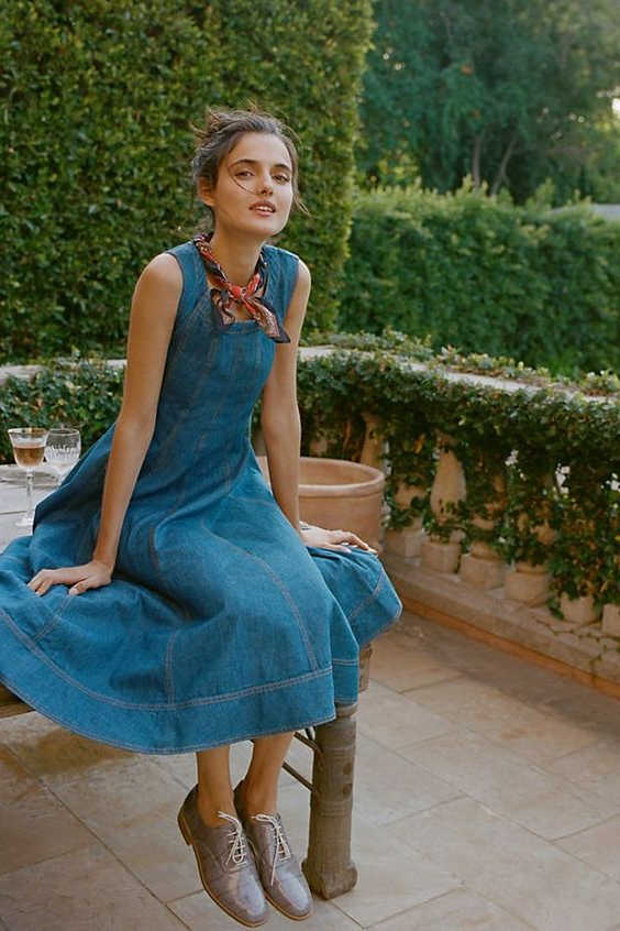 31 Stunning Denim Dresses You Should Try This Year 2023